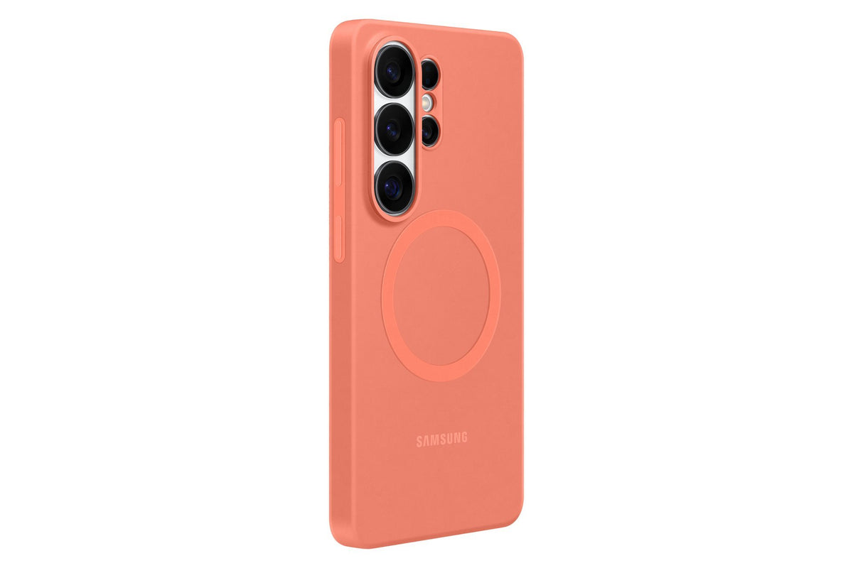 EF-ES948COE Samsung Silicone Magnet Cover Galaxy S26 Ultra Koraal Rood