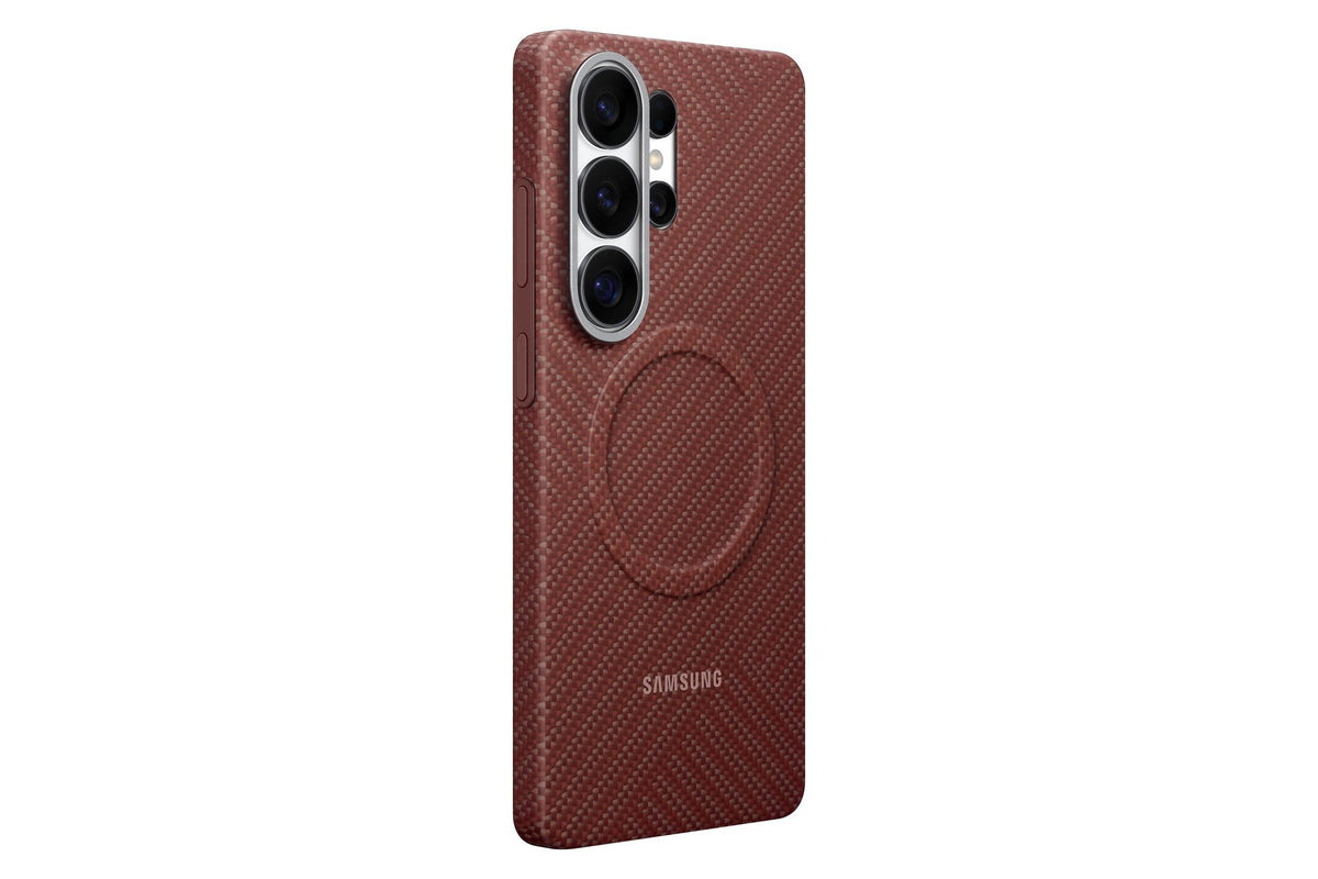 EF-KS948SOE Samsung Carbon Magnet Case Galaxy Galaxy S26 Ultra Koraal Rood
