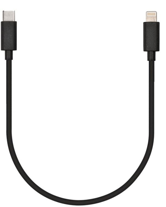 Extra korte (22cm) lightning / iPhone naar USB-C kabel