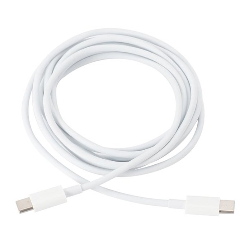 Extra lange USB-C naar USB-C kabel - 100W - 3 meter - wit