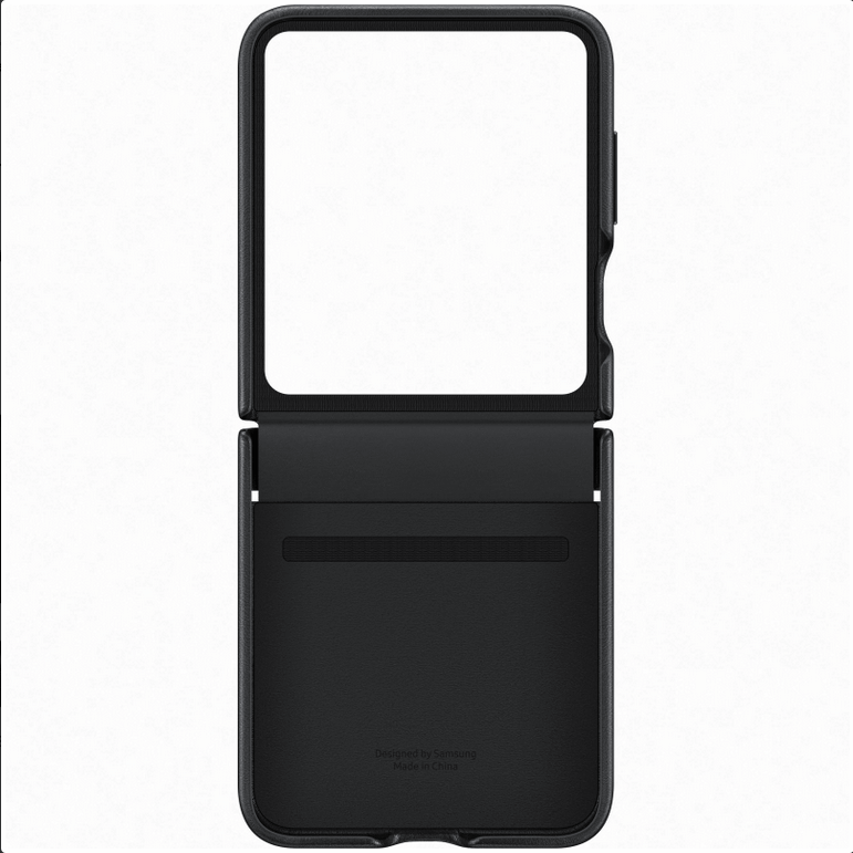 Flap Eco-Leather hoes Samsung Galaxy Z Flip5 zwart EF-VF731PBEGWW