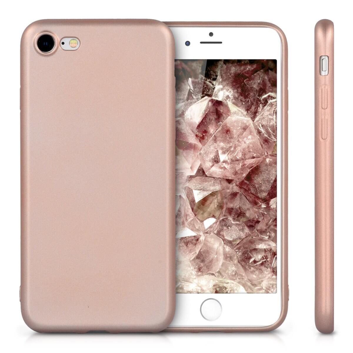 Flexibel soft hoesje Apple iPhone 7 rose goud