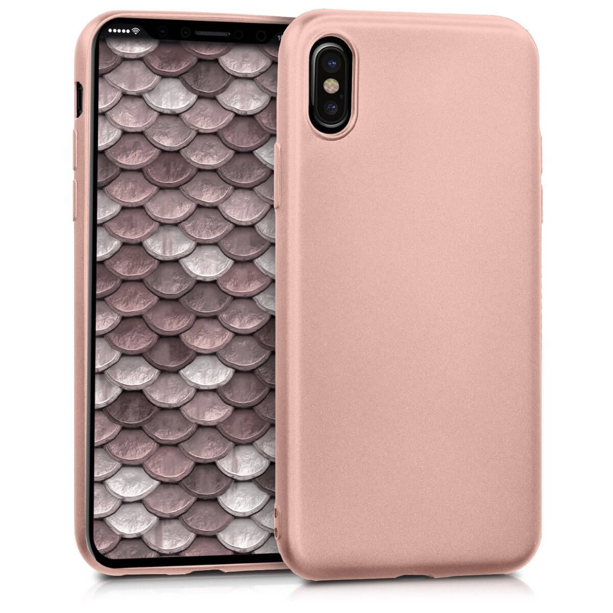 Flexibel soft hoesje Apple iPhone XS rose goud