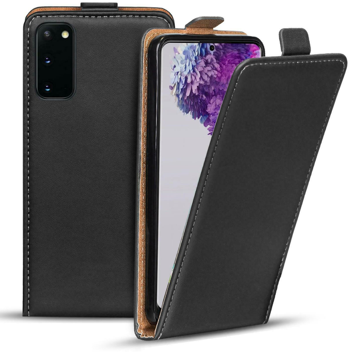 Flip cover Samsung Galaxy S20 zwart