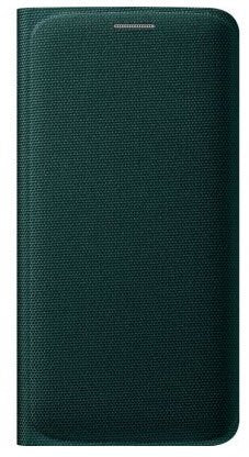 Flip Wallet fabric Samsung Galaxy S6 Edge EF-WG925BGE groen