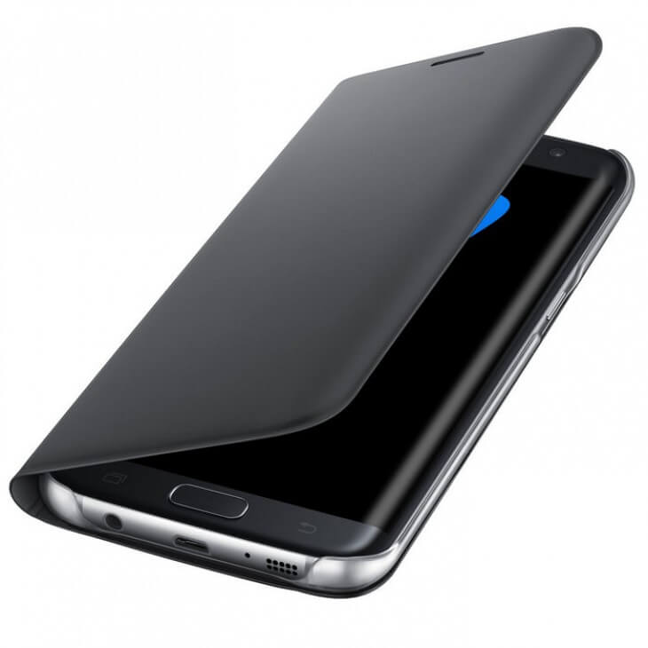 Flip Wallet Samsung Galaxy S7 Edge zwart