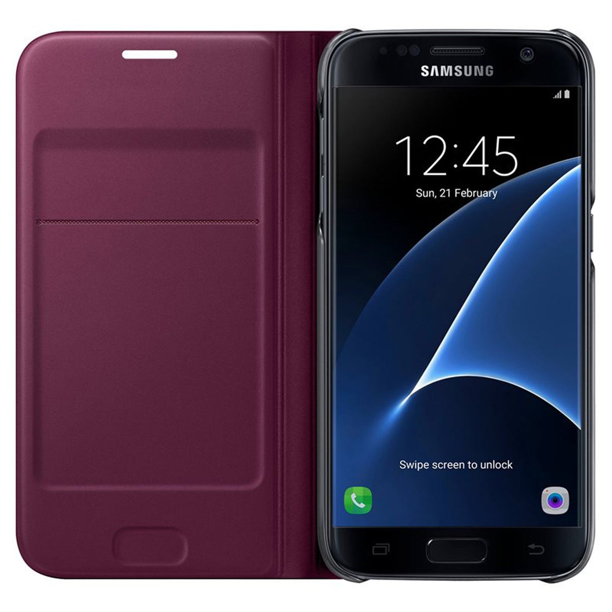 Flip Wallet Samsung Galaxy S7 EF-WG930PXE rood