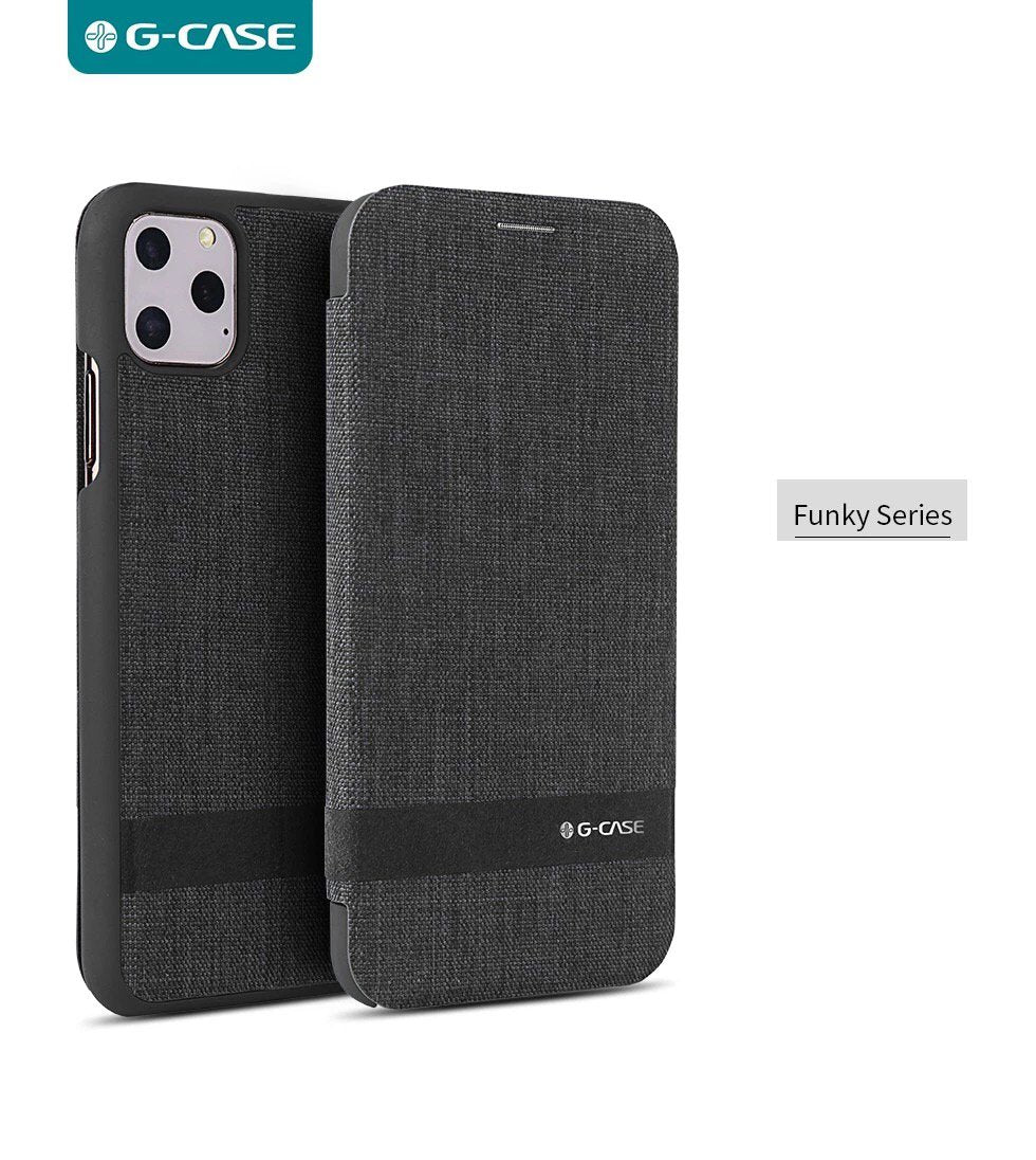 G-Case Funky Series Flip Case iPhone 11 Pro Max zwart