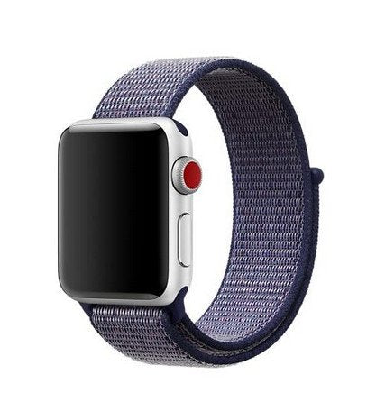 Geweven sport bandje voor Apple Watch (series 1/2/3/4/5/SE/6 - 40/38mm) paars