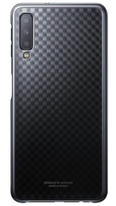 Gradation Clear Cover Samsung Galaxy A7 2018 EF-AA750CBE zwart