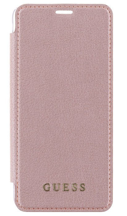Guess Iridescent book case Samsung Galaxy S9 roze GUFLBKS9IGLTRG