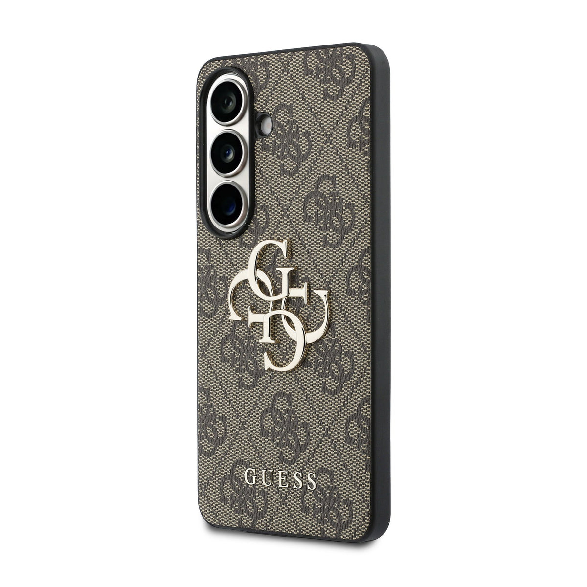 Guess PU 4G Metal Logo Case Samsung Galaxy S26 Bruin