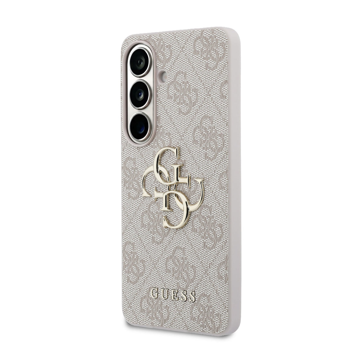 Guess PU 4G Metal Logo Case Samsung Galaxy S26 Plus Roze