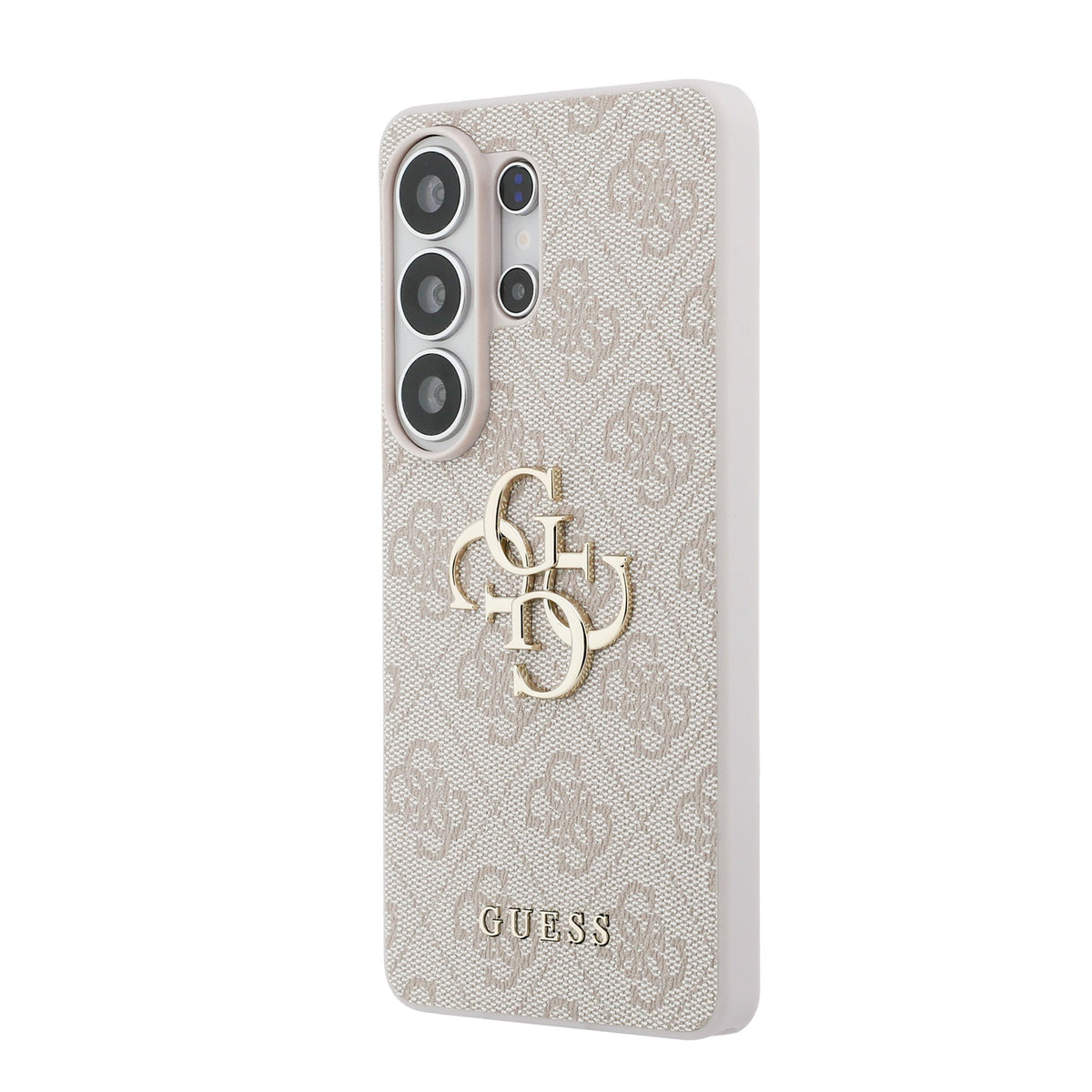 Guess PU 4G Metal Logo Case Samsung Galaxy S26 Ultra Roze