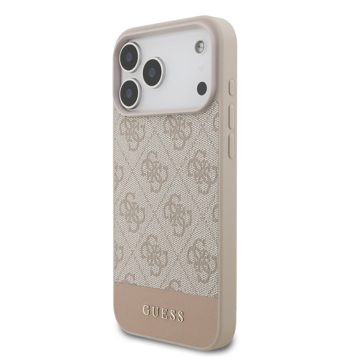 Guess PU 4G Stripe Case iPhone 17 Pro Max/18 Pro Max Roze