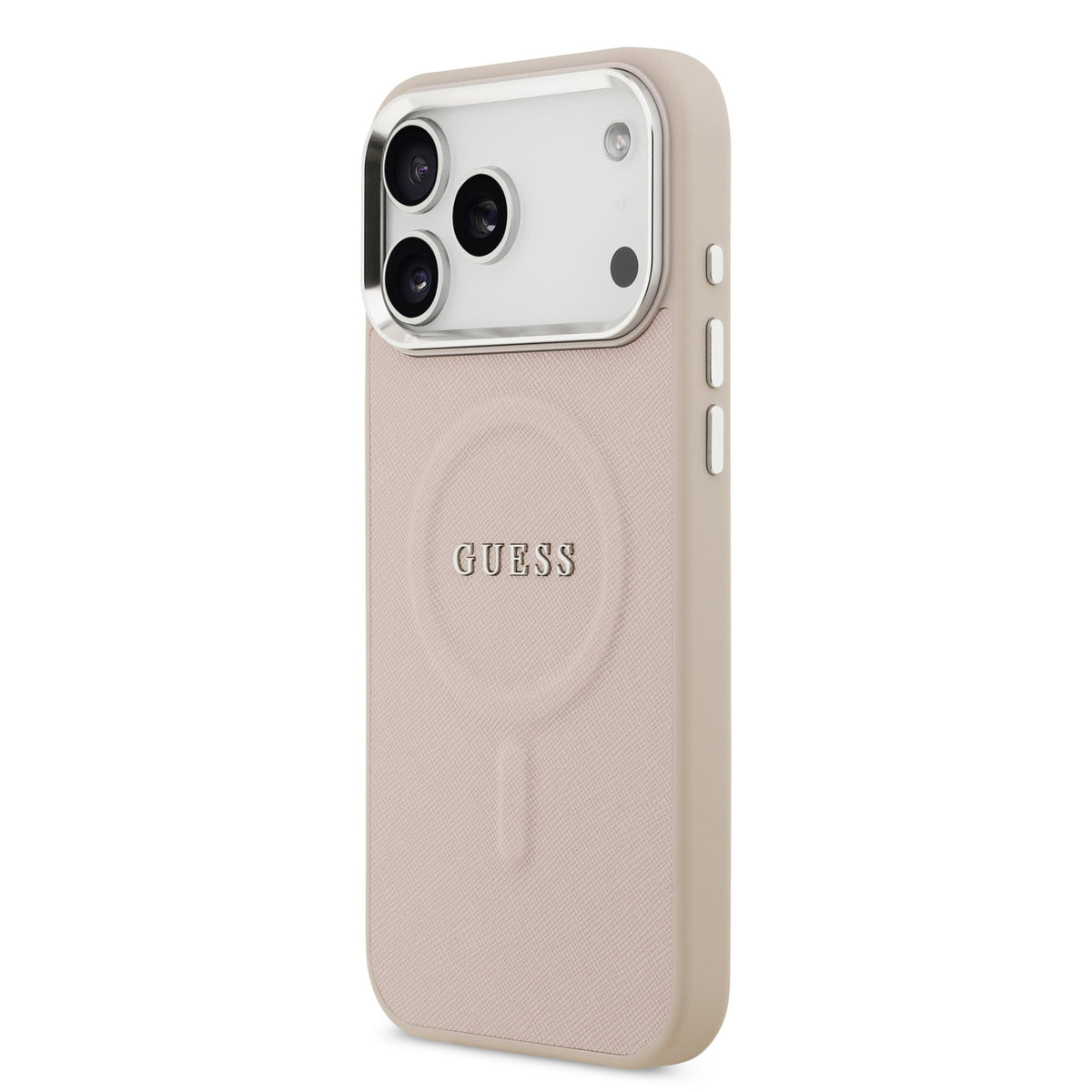 Guess PU Saffiano MagSafe Case for iPhone 17 Pro Max/18 Pro Max Roze
