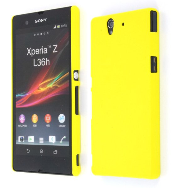Hard case Sony Xperia Z geel