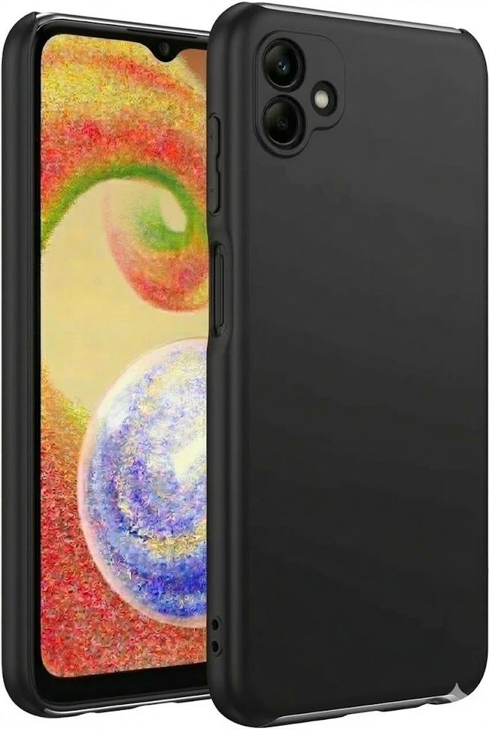 Hard case Samsung Galaxy A07/A08 Zwart