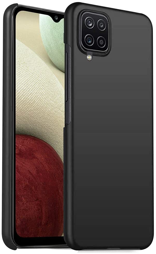 Hard case Samsung Galaxy A12 zwart