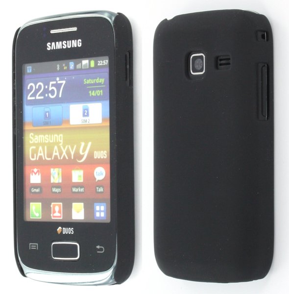Hard case Samsung Galaxy Y DuoS S6102 zwart