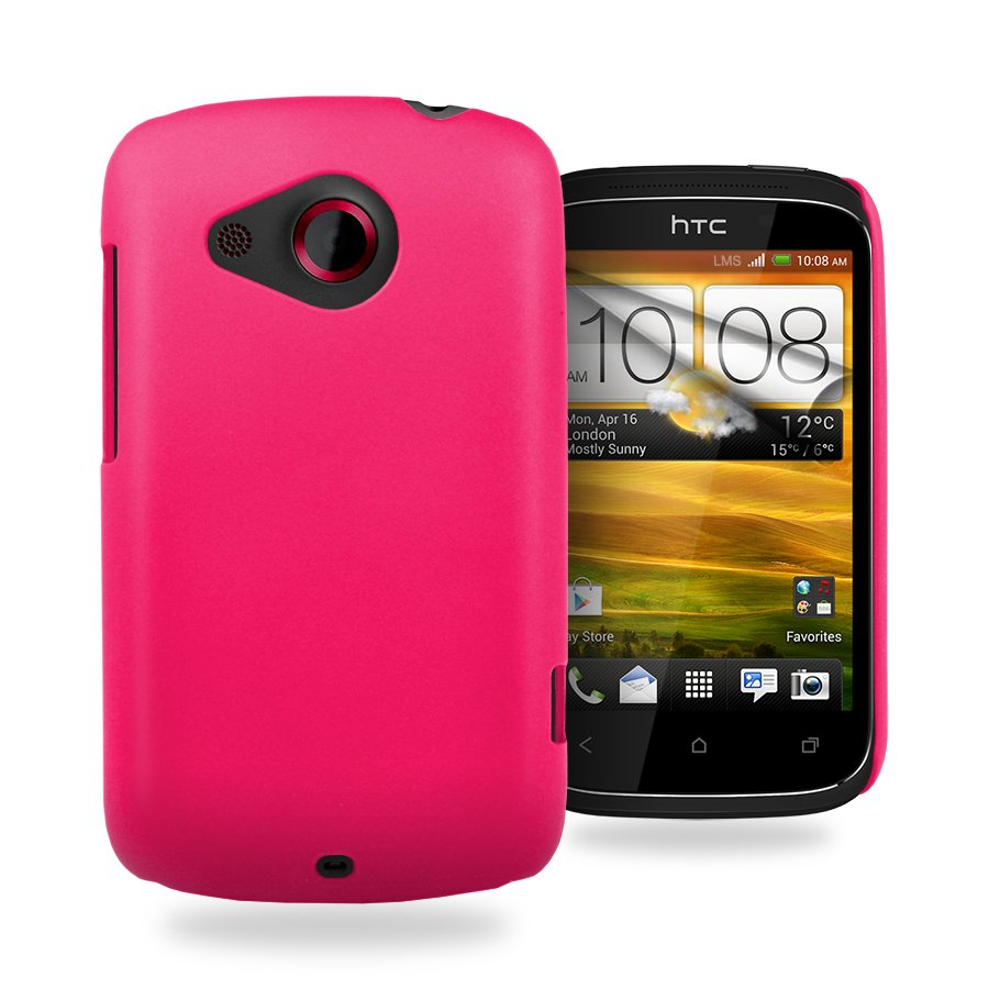 Hard case HTC Desire C roze