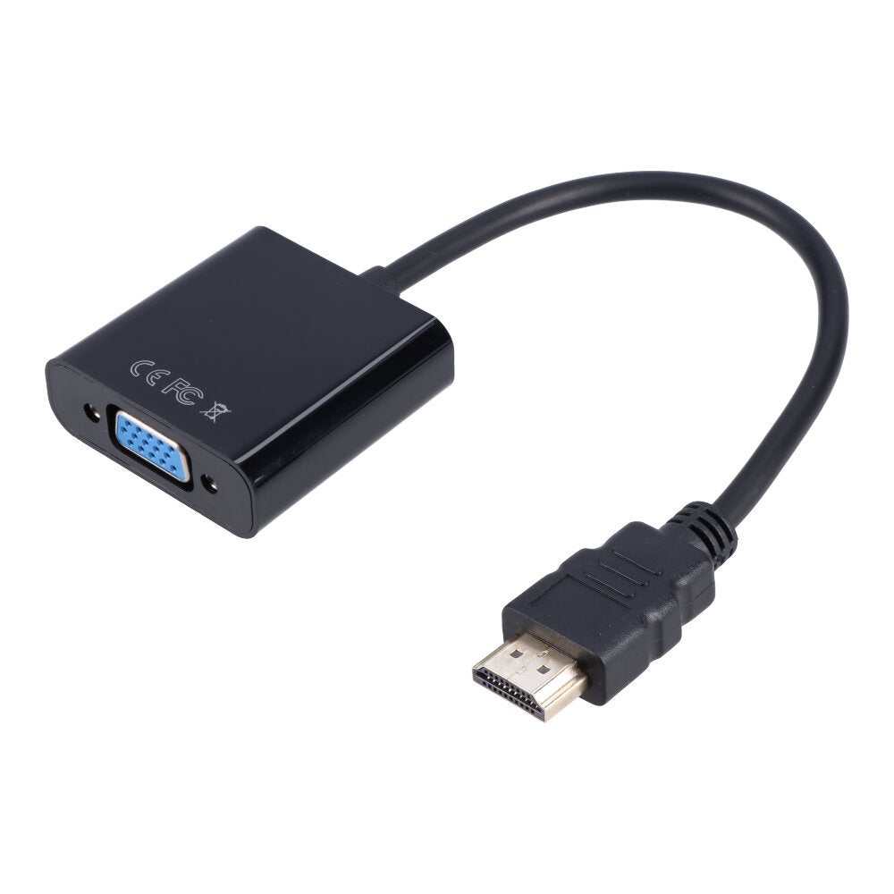 HDMI (male) naar VGA (female) adapter kabel - 15cm