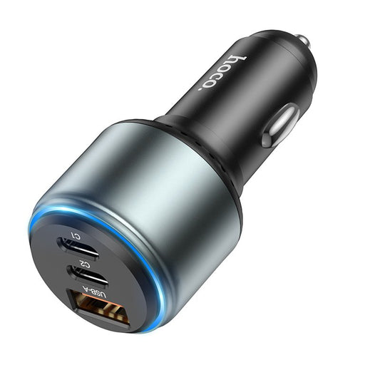 HOCO 95W Autolader (1x USB / 2x USB-C) NZ9 Galloper