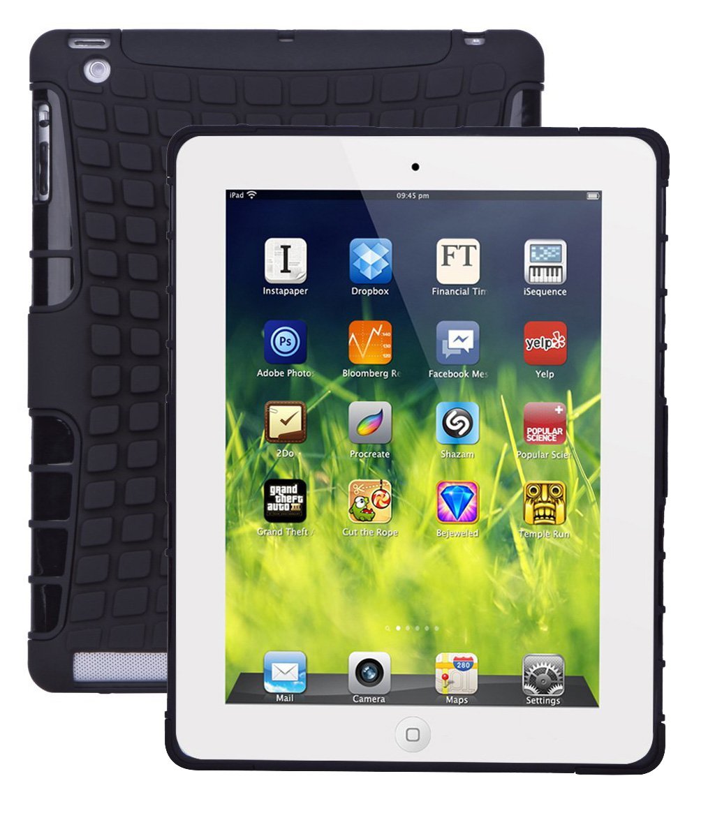 Hoes Apple iPad 2/3/4 ballistic case zwart