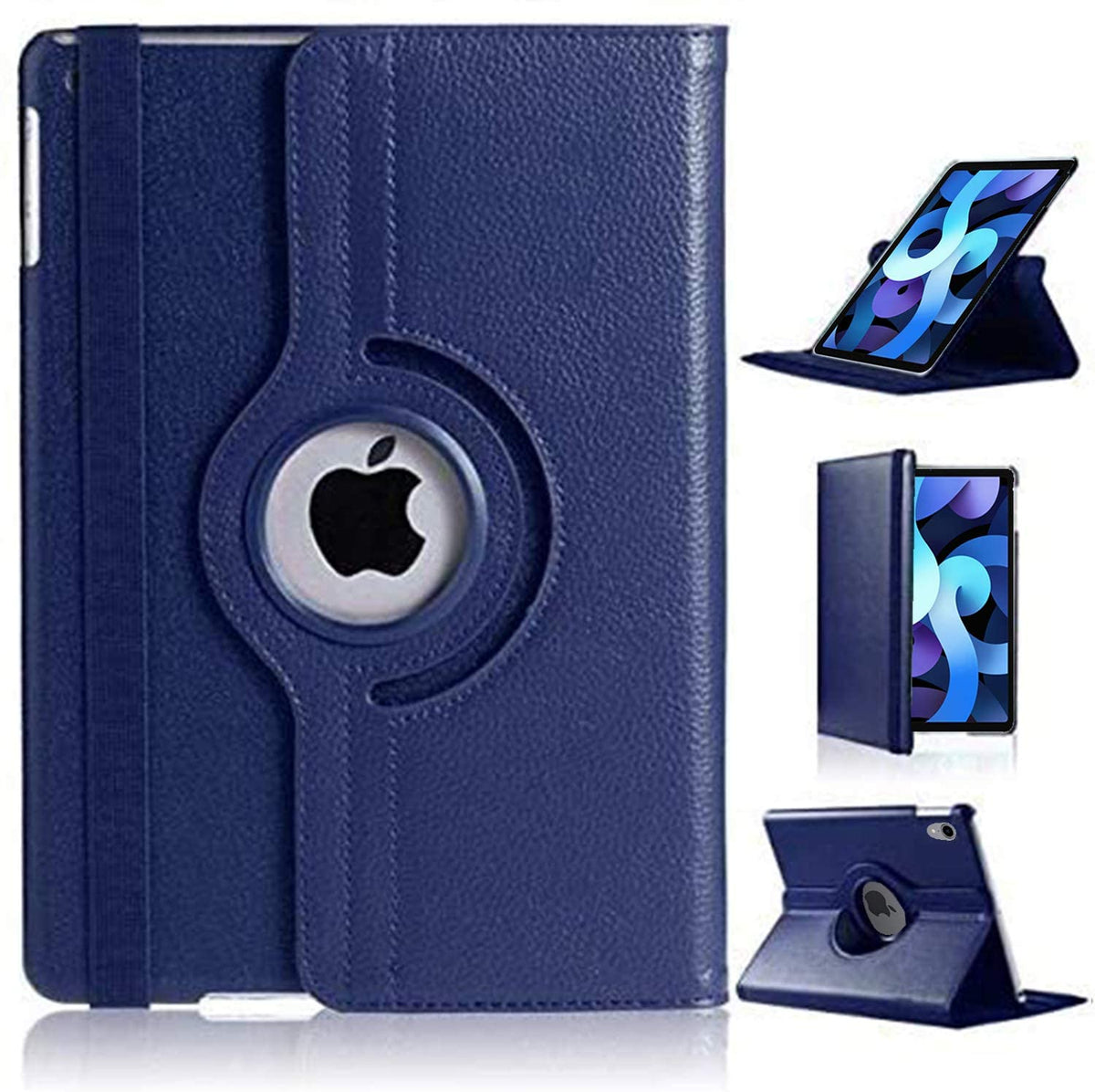 Hoes draaibaar iPad Air 2020/2022 blauw