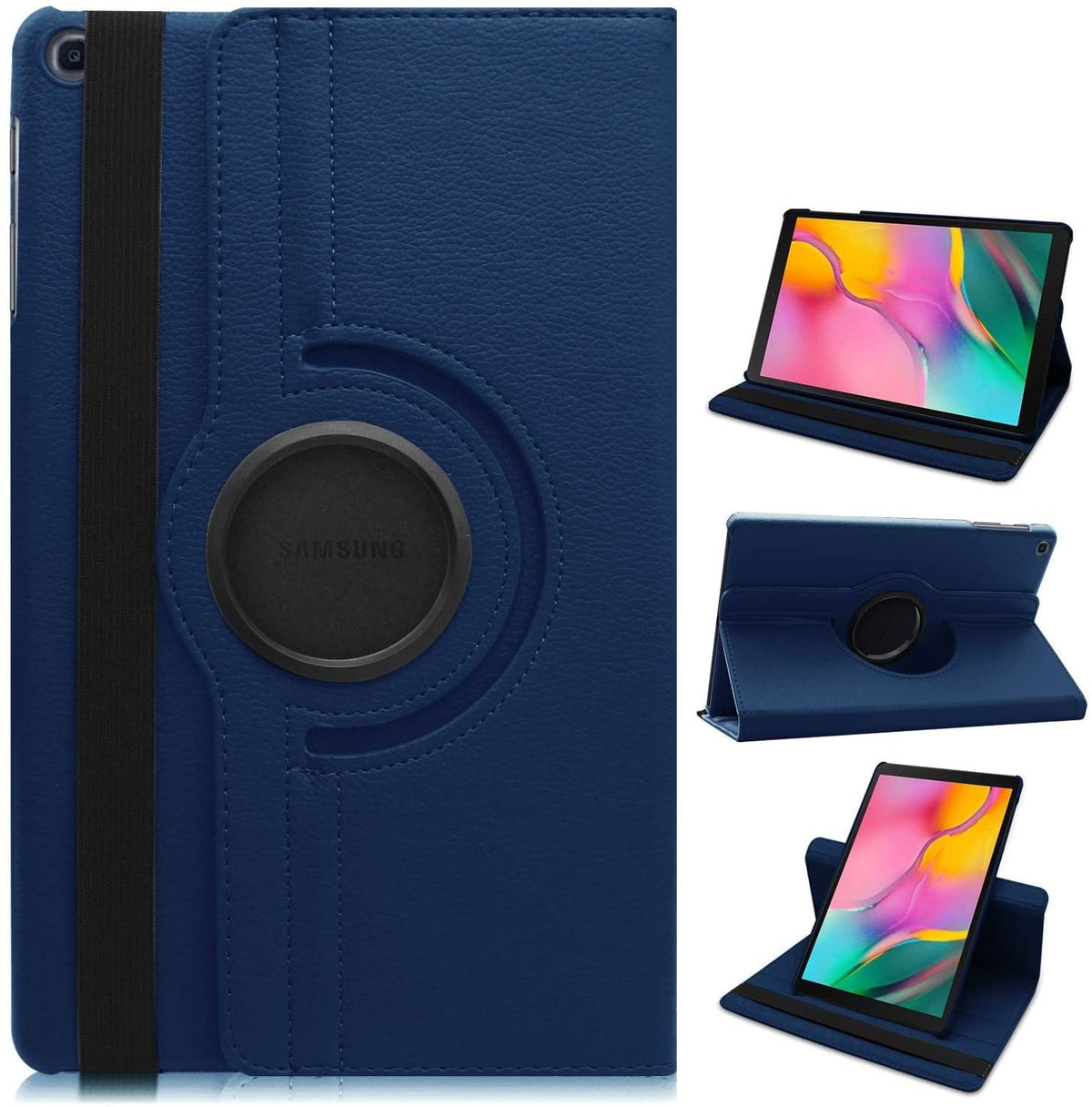 Hoes draaibaar Samsung Galaxy Tab A7 10.4 (2020) blauw