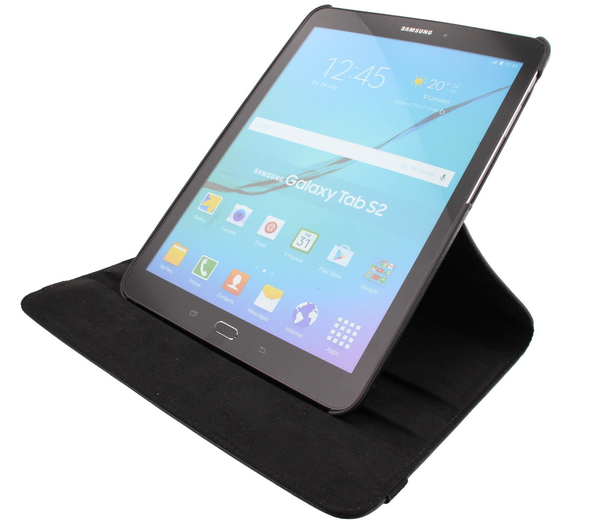 Hoes draaibaar Samsung Galaxy Tab S2 9.7 zwart