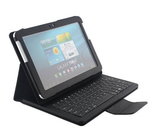 Hoes met bluetooth toetsenbord Samsung Galaxy Tab 2 10.1