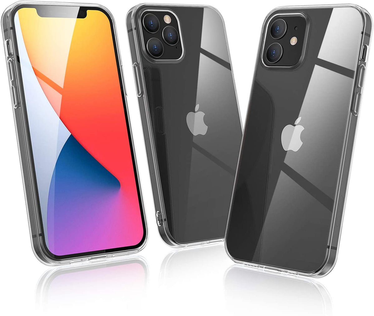 Hoesje Apple iPhone 12/12 Pro hard case transparant