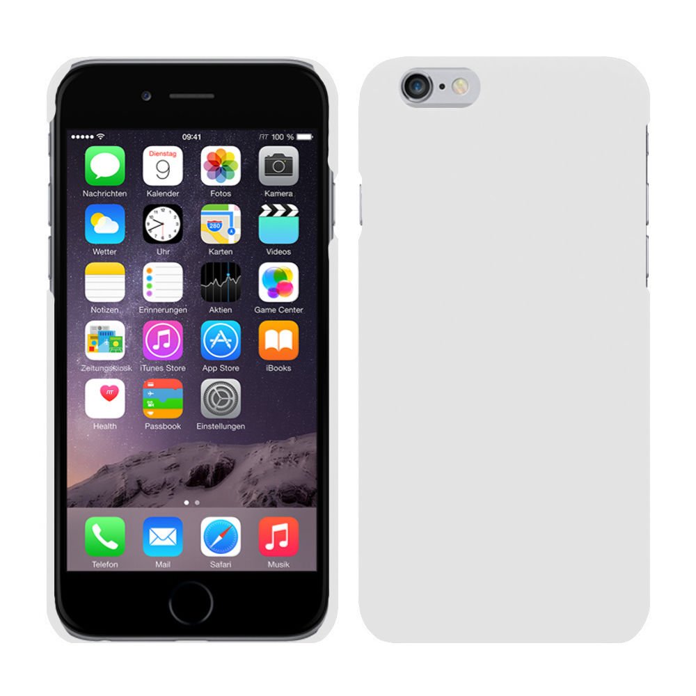 Hoesje Apple iPhone 6S Plus hard case wit