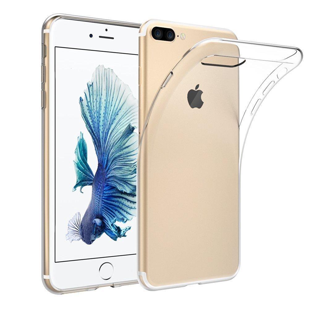 Hoesje Apple iPhone 7 Plus Flexi bumper - 0,3mm - doorzichtig