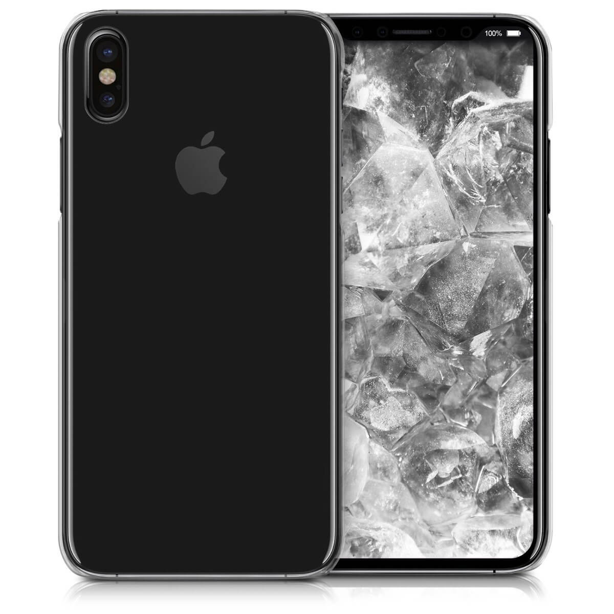 Hoesje Apple iPhone XS hard case transparant