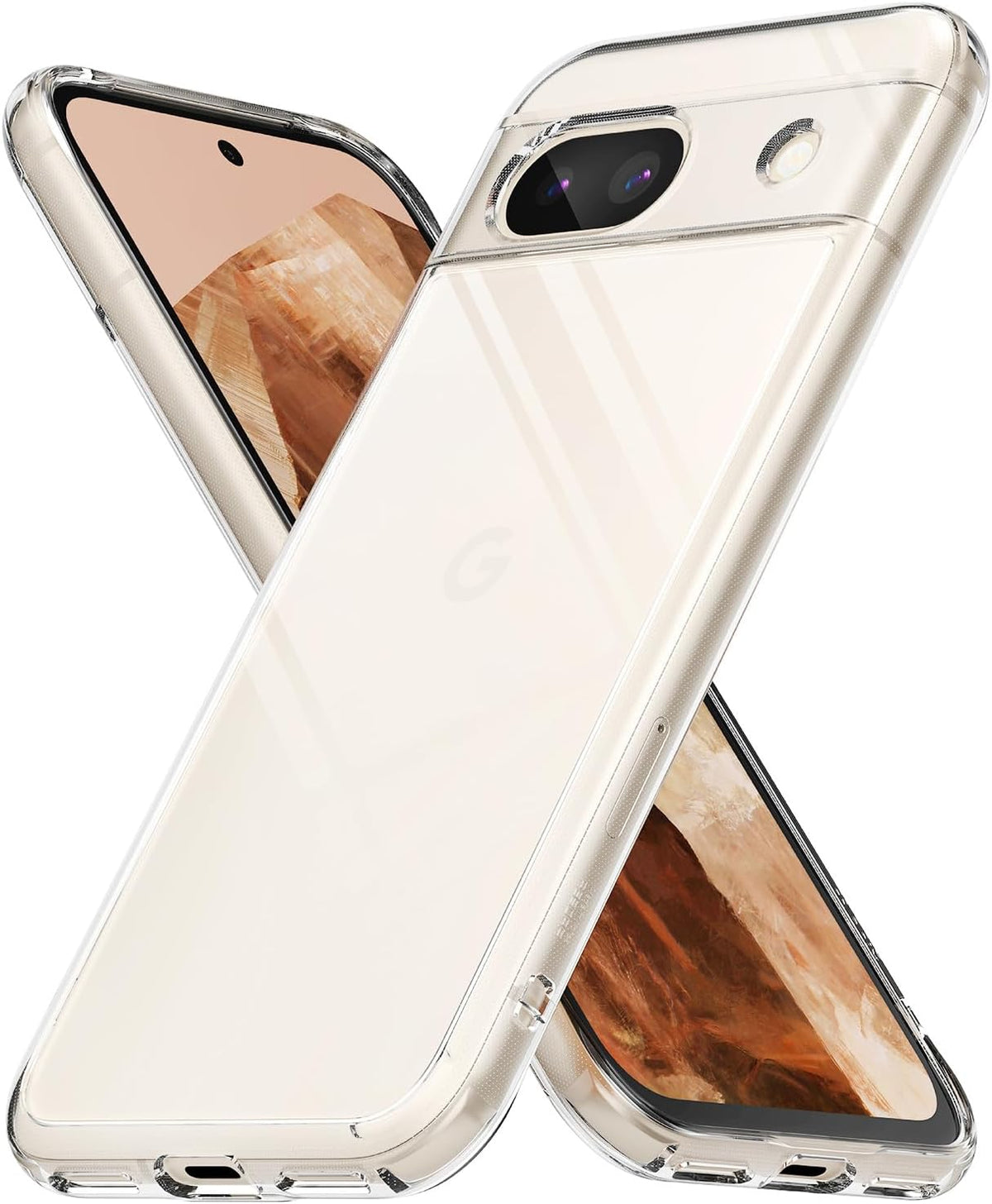 Hoesje Google Pixel 8a Flexi bumper - 0,3mm - doorzichtig