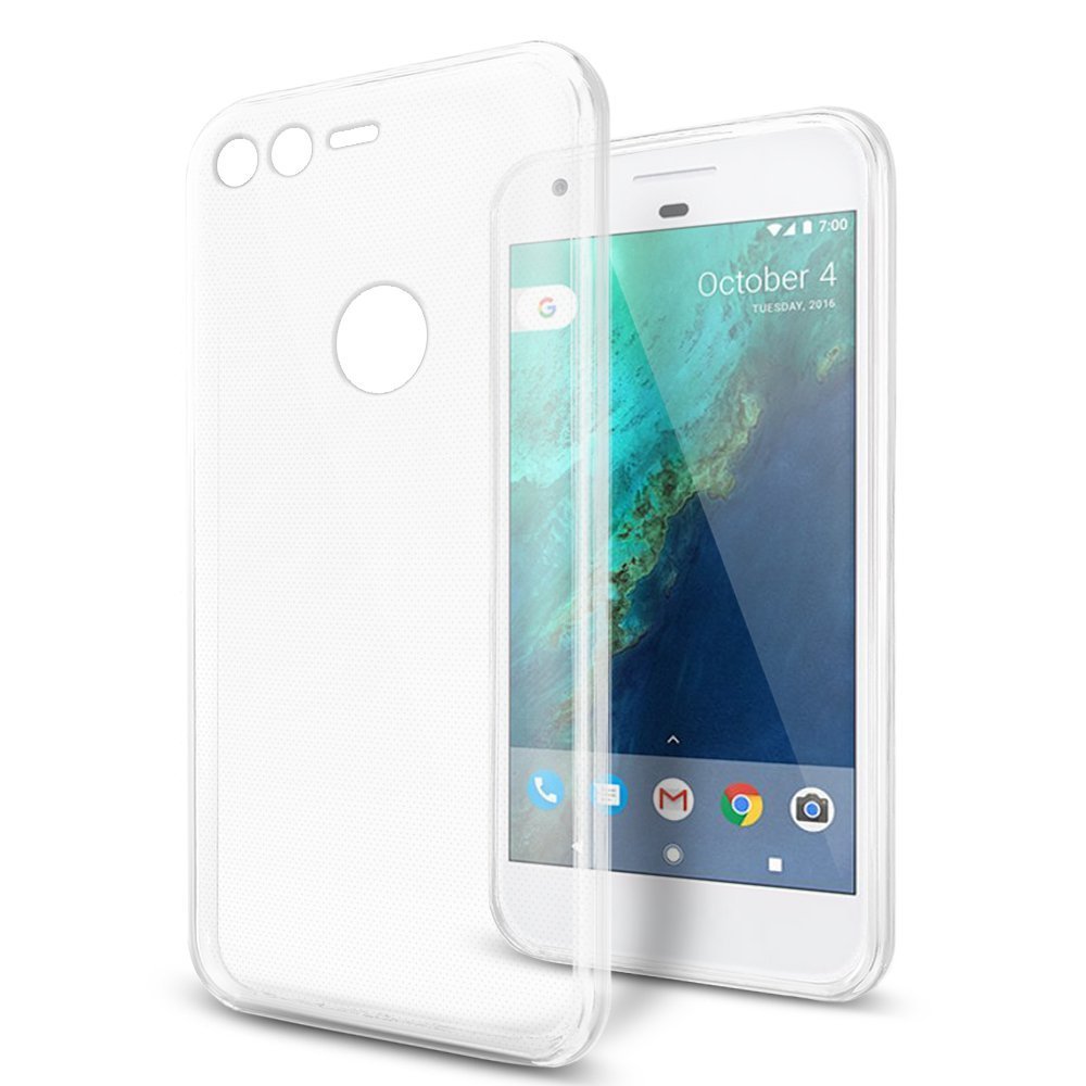Hoesje Google Pixel flexi bumper - 0,3mm - doorzichtig