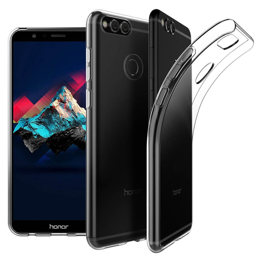 Hoesje Huawei Honor 7X Flexi bumper - 0,3mm - doorzichtig
