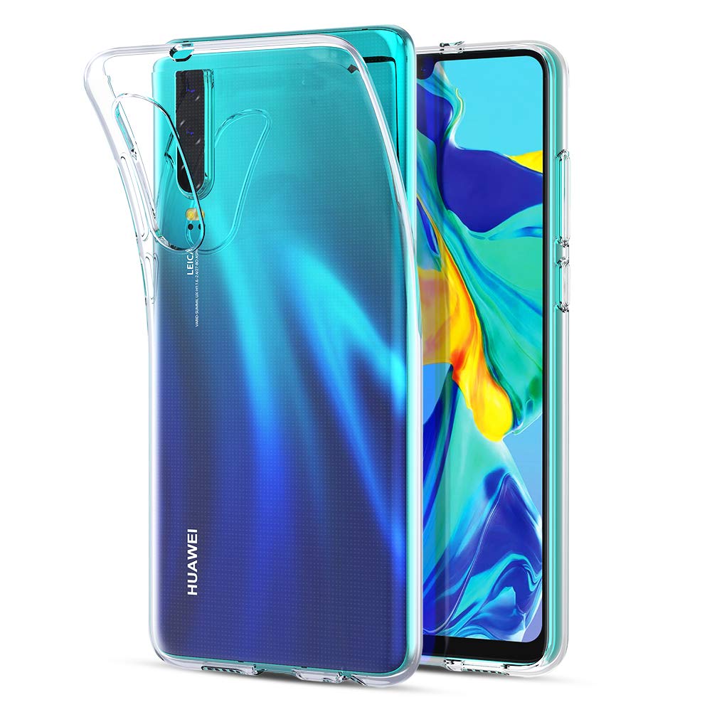 Hoesje Huawei P30 Flexi bumper - 0,3mm - doorzichtig