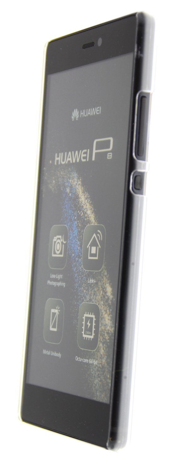 Hoesje Huawei P8 hard case transparant