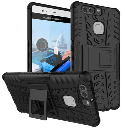 Hoesje Huawei P9 ballistic case zwart