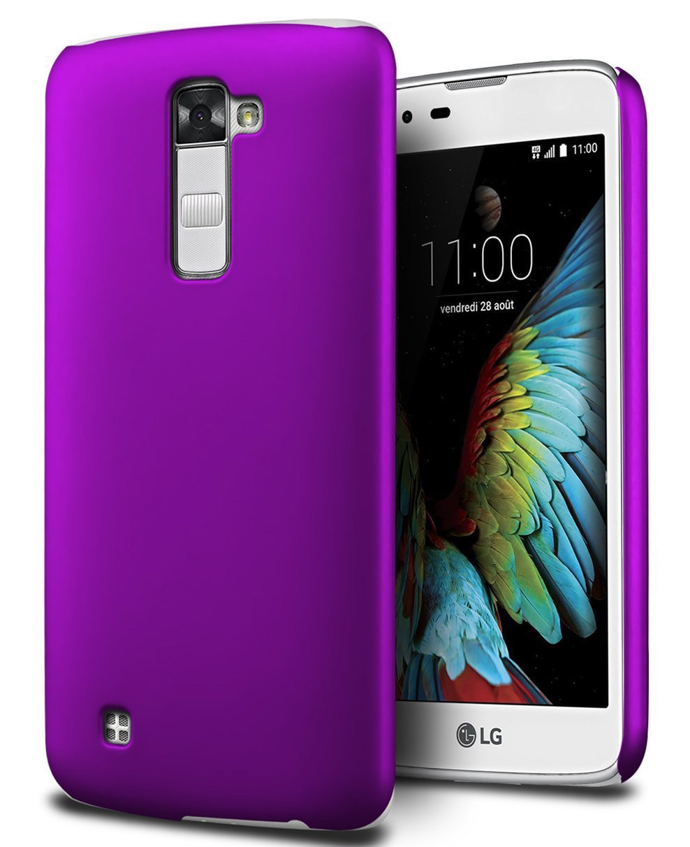 Hoesje LG K10 hard case paars
