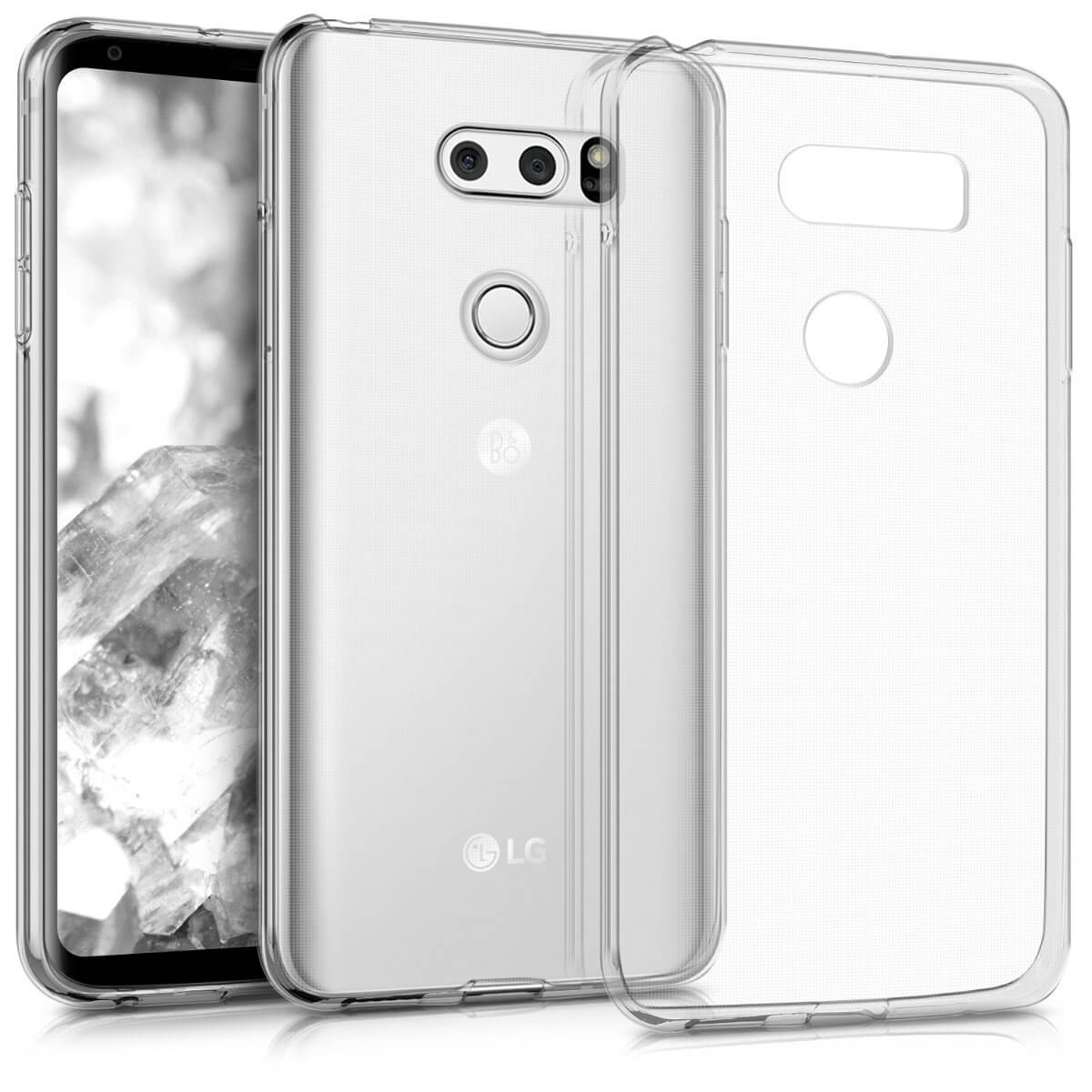 Hoesje LG V30 hard case transparant