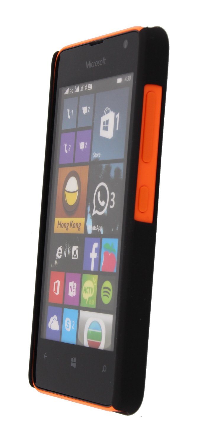 Hoesje Microsoft Lumia 430 hard case zwart