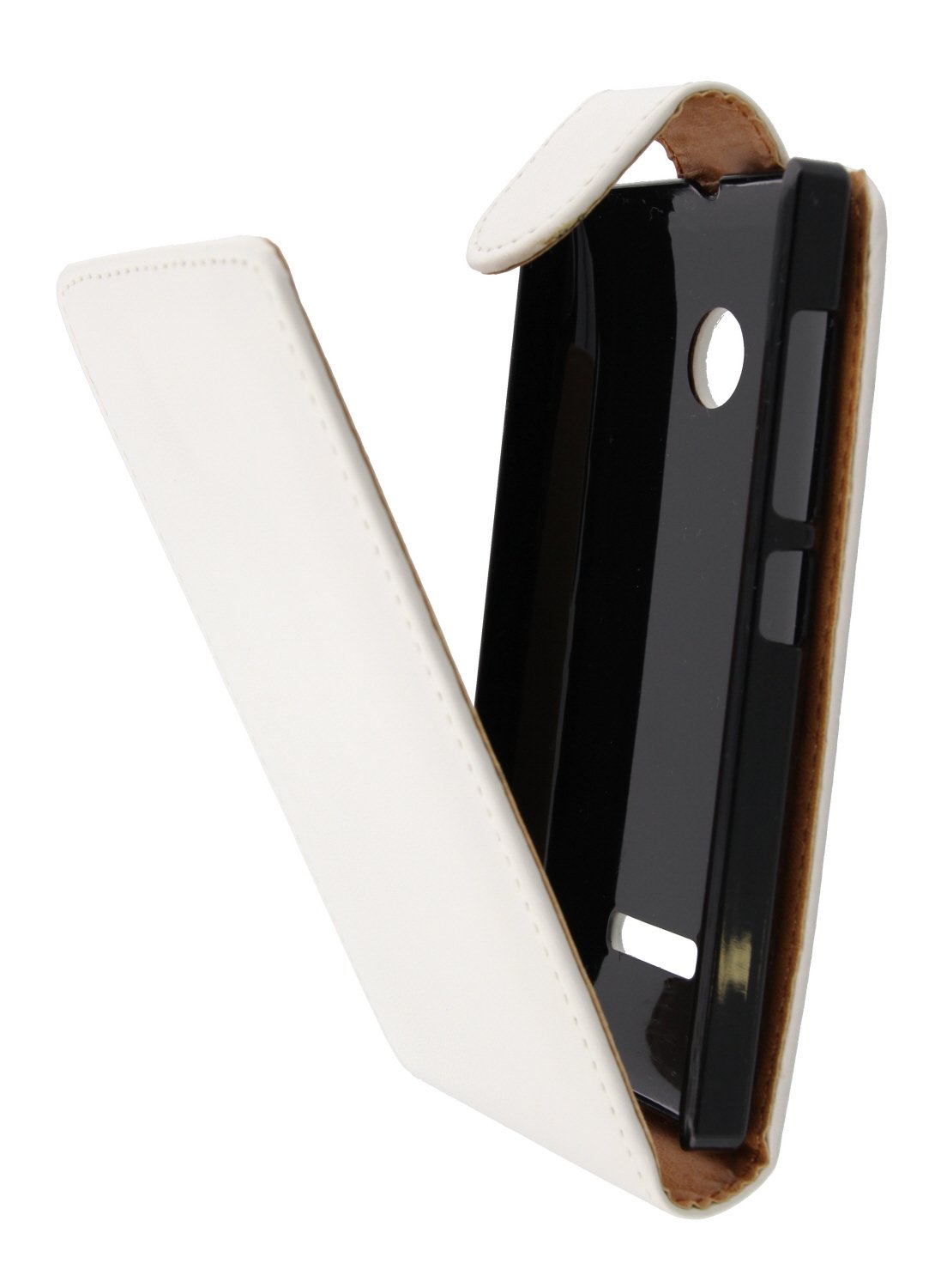 Hoesje Microsoft Lumia 532 flip case wit
