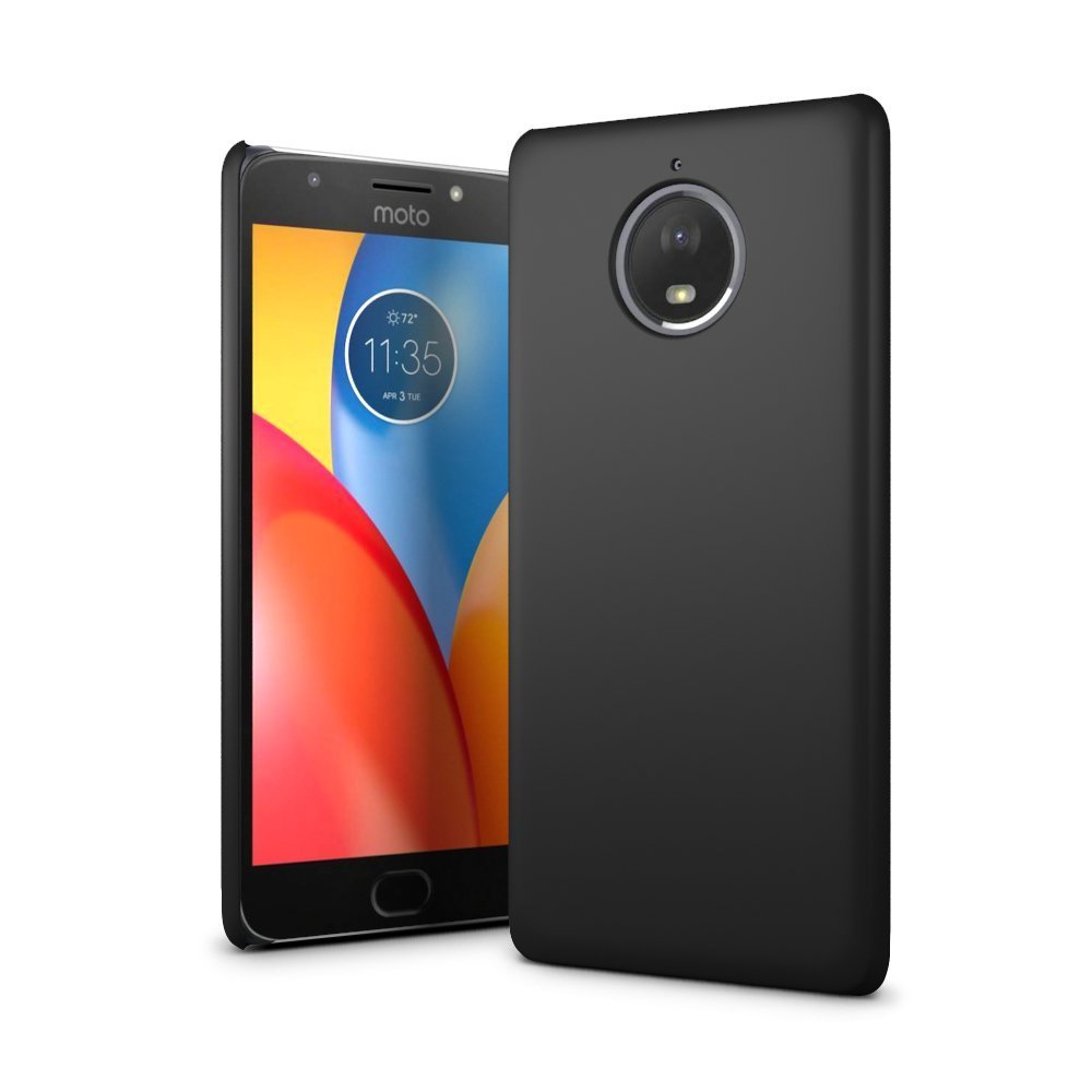Hoesje Motorola Moto E4 Plus hard case zwart