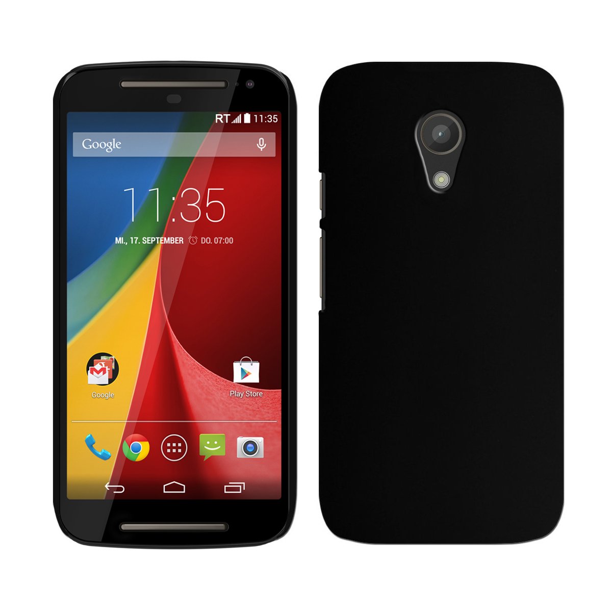 Hoesje Motorola Moto G 4G (2015) hard case zwart