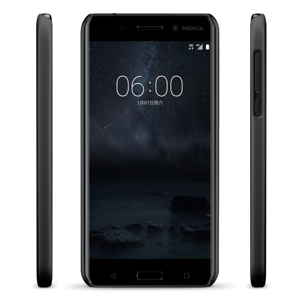 Hoesje Nokia 6 hard case zwart