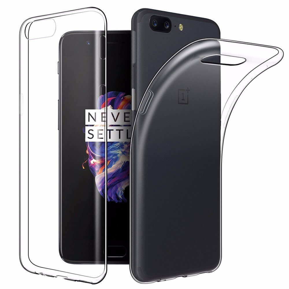 Hoesje OnePlus 5 Flexi bumper - 0,3mm - doorzichtig